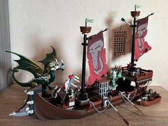 Lego Castle 7048 Troll Warship s navodom