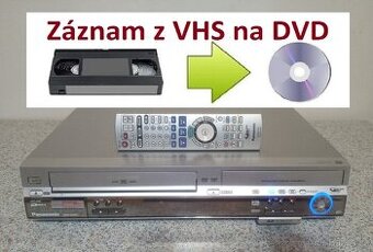 ⚠️VHS-HDD-DVD rekordér Panasonic DMR-EH80