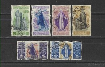 Poštovní známky - Itálie - Mi: 740 -745 (r.1948)