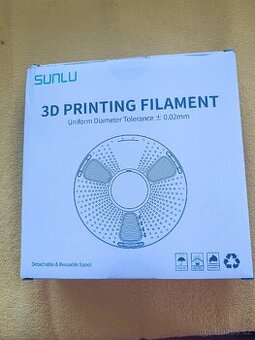 Filament sunlu PLA - bílý ,1.75 1kg neotevřený - 1