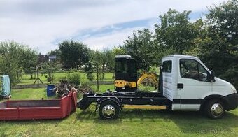 Iveco Daily hák, kontejner, bagr 1 a 2 tuny, přívěs