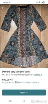 Dámské šaty Desigual vel. M a L - 1