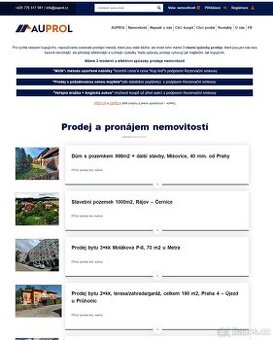 Prodej nemovitostí jinak než znáte  - MUN (80% provize)