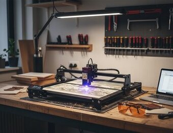 PROFESIONÁLNÍ LASEROVÝ GRAVÍROVACÍ STROJ ORTUR