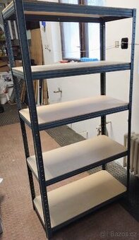Regál kovový 90x178x45