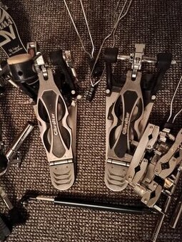 Prodám stojany ,muticlampy ,ramena a dabl pedál gibralltar