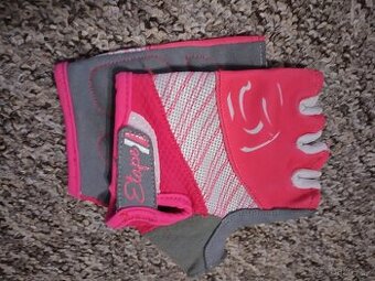 Dětské dívčí cyklistické rukavice vel. 5-8 let