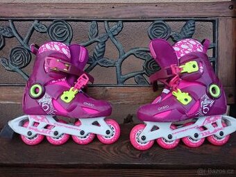 Dívčí kolečkové brusle vel. 30-32