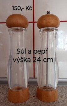 Kořenky sůl a pepř