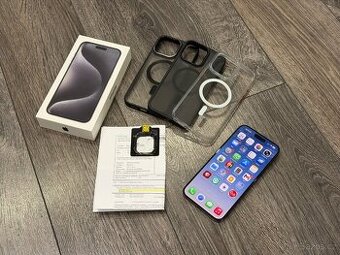 Apple iPhone 15 PRO MAX 512GB černý - TOP STAV