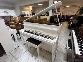 Bílé piano Wienbach po servisu , záruka 5 let, doprava zdarm