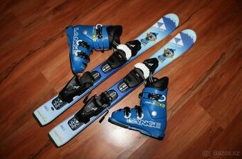 nove detské lyže Fischer 80 cm , lyžiarky Lange