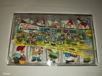 Kindervajíčka kompletní sada Trpaslíci v kuchyni