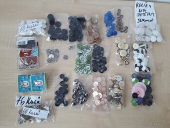 Šicí potřeby, některé věci jsou nové a některé použité. 13 x