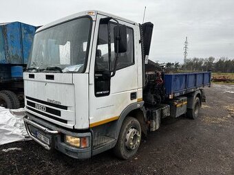 Iveco eurocargo 100e18 sklápěč s hydraulickou rukou