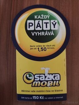 SIM  KARTA  S  V I.P.  ČÍSLEM