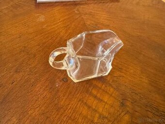 Art Deco mlékovka + karafa na ocet + popelník