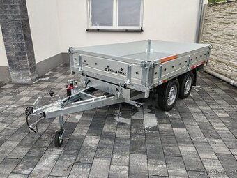 přívěsný vozík sklopný,2 x osa ,do 750kg