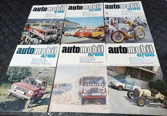 ČASOPIS AUTOMOBIL 1986, TATRA LIAZ DAKAR, ŠKODA 130 RS