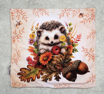 NOVÁ sada povlaků na polštářky LESNÍ ZVÍŘÁTKA