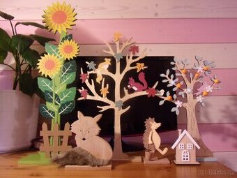 Prodám věci ze dřeva a dřevěné věci, plechovky