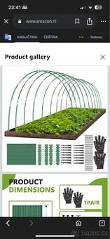 Tunelové oblouky/ skleníkové obruče/ skleníková konstrukce