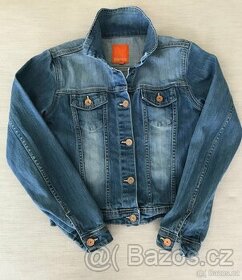 Džinová dívčí bunda vel.152