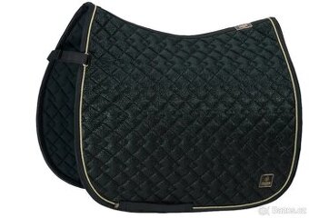Podsedlová dečka Eskadron glitter mesh antique green DR