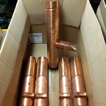 Cu (měděné) příslušenství ke žlabovině