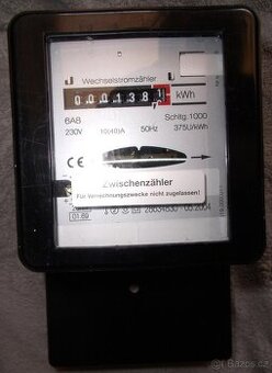 Elektroměr jednofázový