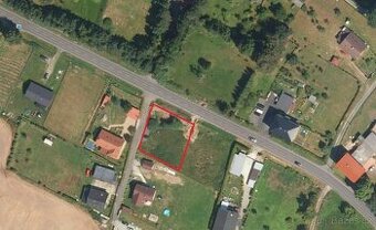 Prodej stavebního pozemku 1034 m², Stružnice - Jezvé.