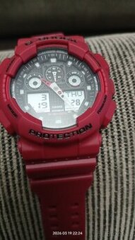 Casio G-shock červené