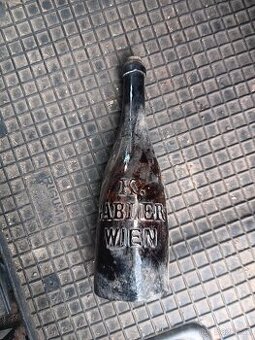 Stara pivni lahev K. GABLER WIEN 1/2L
