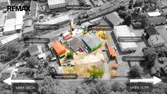 Investiční areál 4 517m² s vysokým potenciálem – Děčín