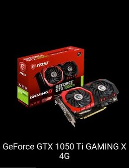 GeForce GTX 1050 Ti GAMING X 4G

