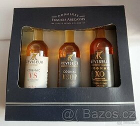 Mini set alkoholických lahviček Cognac v boxu