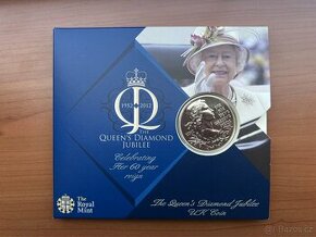 Pamětní mince - 60 let na trůnu Královna Alžběta II. - 1