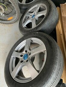 Alu kola 17” 5x120 Dezent a letní pneu 225/55/R17