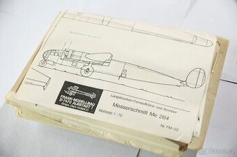 vakuový model letadla Messerschmitt ME 264 1/72