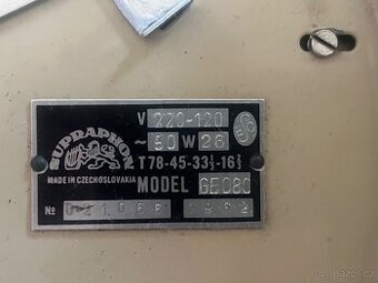 Gramofon Tesla GE080