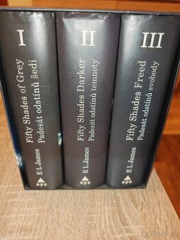 50 odstínů šedi trilogie-pevná vazba