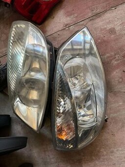 renault scenic 2 přední světla a zadní
