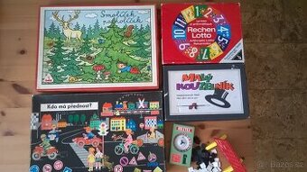 Retro hry TOFA, SPIKA, Ravensburger,ŽBS, VD Maják