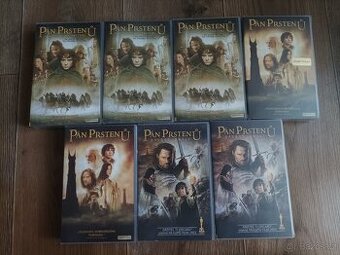 VHS kazety Pán Prstenů