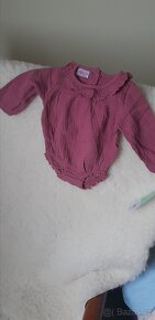 Dětské body 3-6 měsíců, 100% bavlna - 1