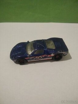 Modrý-angličák- Hot Wheels-Ford GT-40 Race car ( 1999) auto - 1