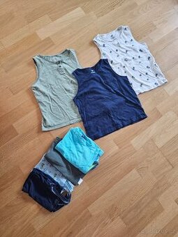Set tílek, 3x tílko H&M, vel. 116