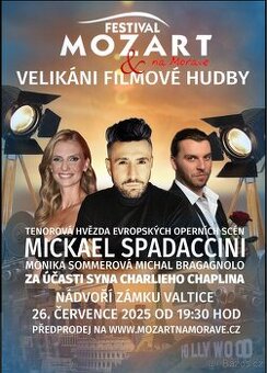 Mozart na Moravě 26.7.2025 | 2 lístky