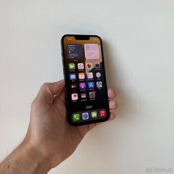 ZÁNOVNÍ APPLE IPHONE 13 128GB - ČERNÝ, BATERIE 100%,ZÁRUKA