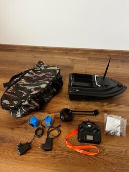 Rybářské vybavení zavážecí lodička deštník podložka stojan - 1